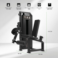Разгибание ног TUNTURI Platinum V 25PVS04000